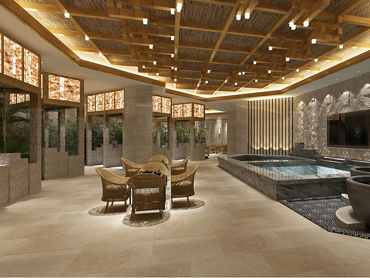 万金湖洗浴--女浴区设计效果图